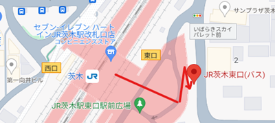 ＪＲ茨木東口　乗り場